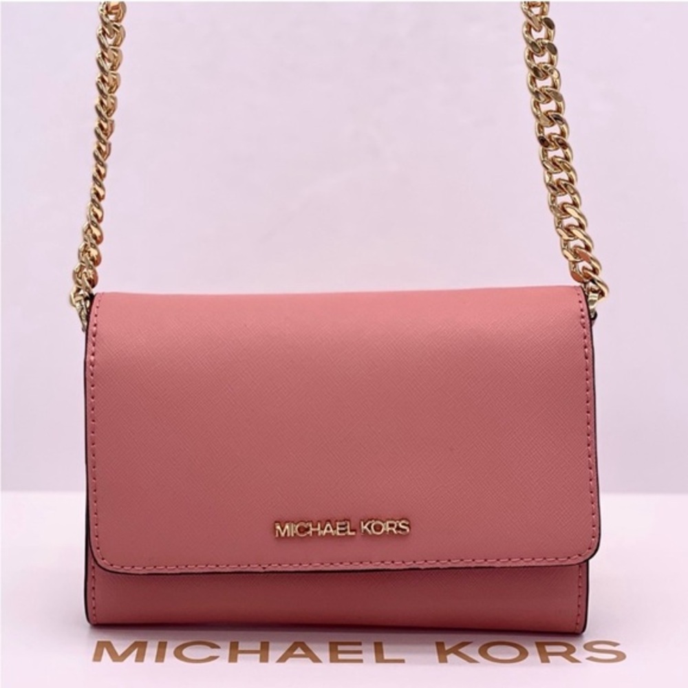 Michael Kors Pink Phone Crossbody Bag